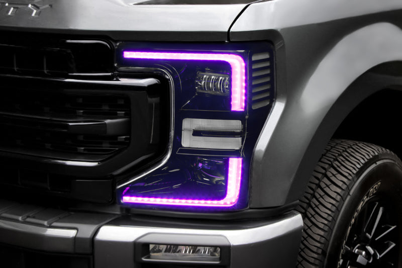 ORACLE Lighting 1449-332 Oracle 2022 Ford F250/350 Super Duty Dynamic ColorSHIFT Headlight DRL Kit w/Switchback SEE WARRANTY