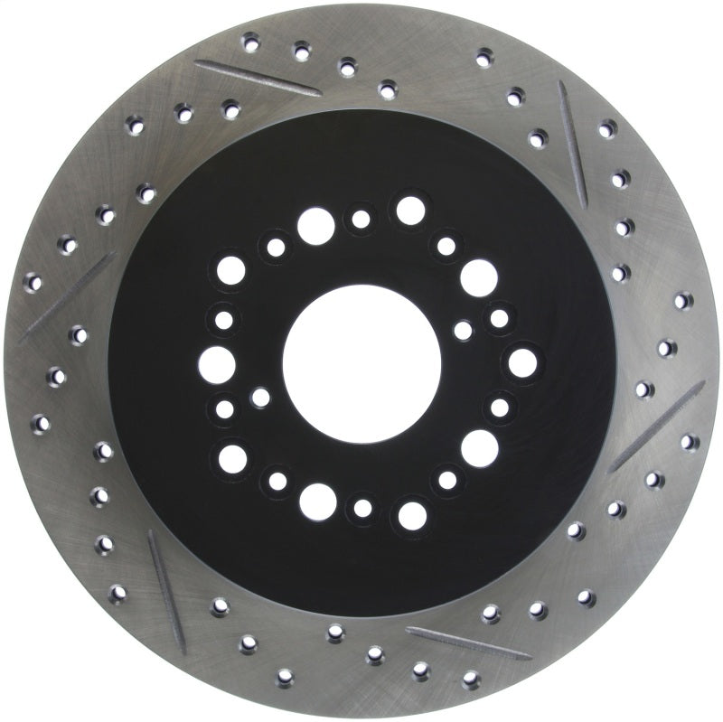 Stoptech 127.44084L StopTech Power Slot 93-97 Lexus GS Series/95-00 LS400/92-00 SC400 Rear Left Drilled & Slotted Rotor