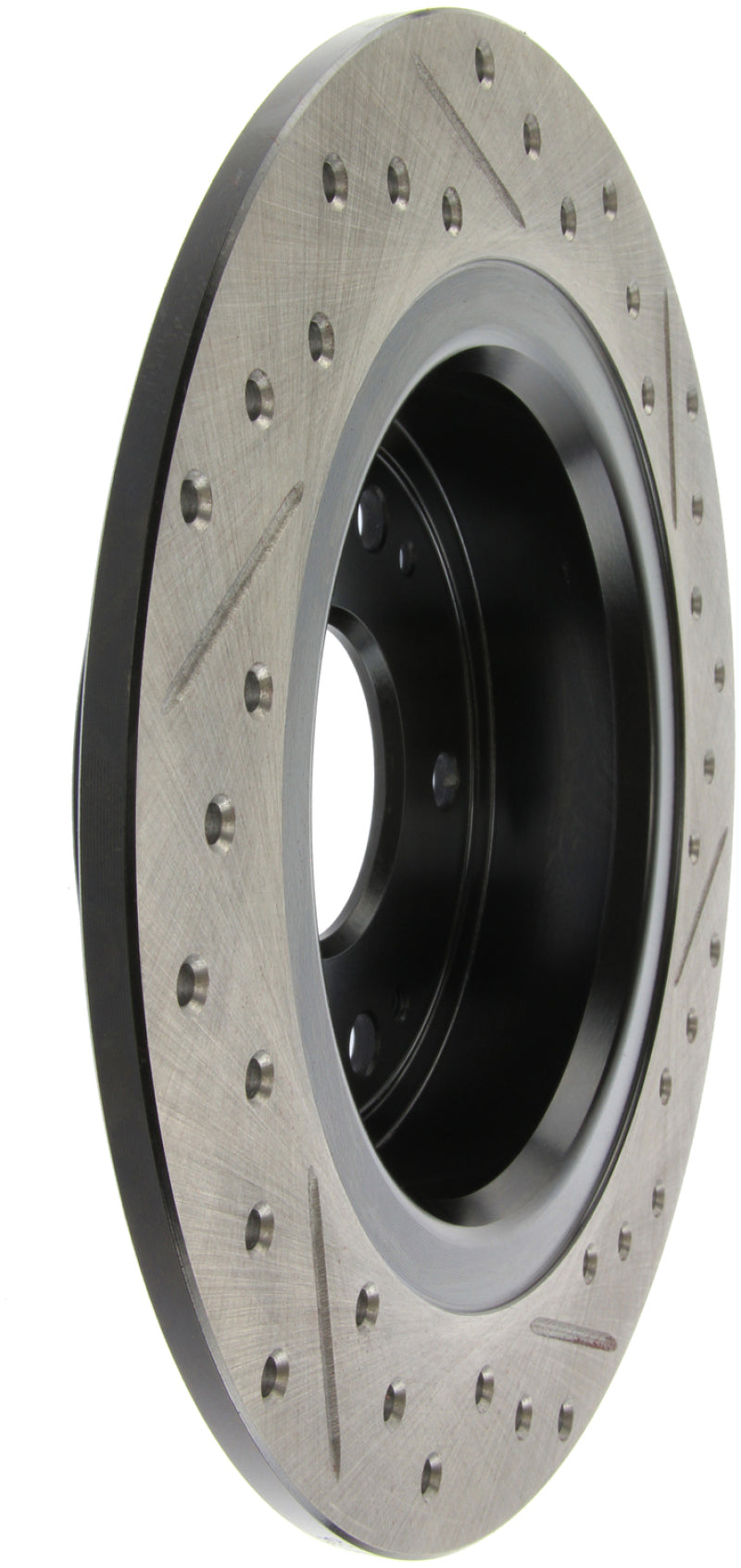 Stoptech 127.40068R StopTech 09-10 Acura TSX / 08-10 Honda Accord Coupe/05-10 Sedan Right Rear Slotted & Drilled Rotor