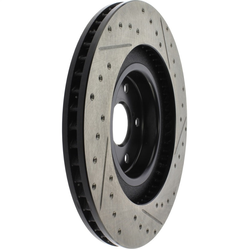 Stoptech 127.44205R StopTech 13-18 Lexus GS350 Slotted & Drilled Front Right Rotor
