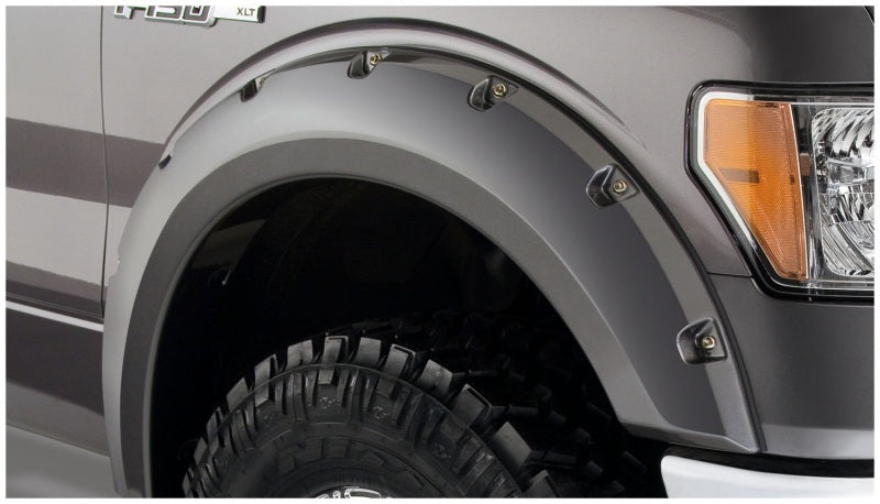 Bushwacker 20929-02 09-14 Ford F-150 Styleside Pocket Style Flares 4pc 67.0/78.8/97.4in Bed - Black