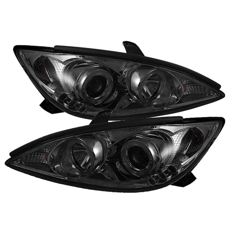 SPYDER 5064325 Spyder Toyota Camry 02-06 Projector Headlights LED Halo LED Smoke High H1 Low H1 PRO-YD-TCAM02-HL-SM