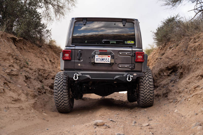 DV8 Offroad TSJL-03 18-22 Jeep Wrangler JL Spare Tire Delete Kit w/Light Mounts