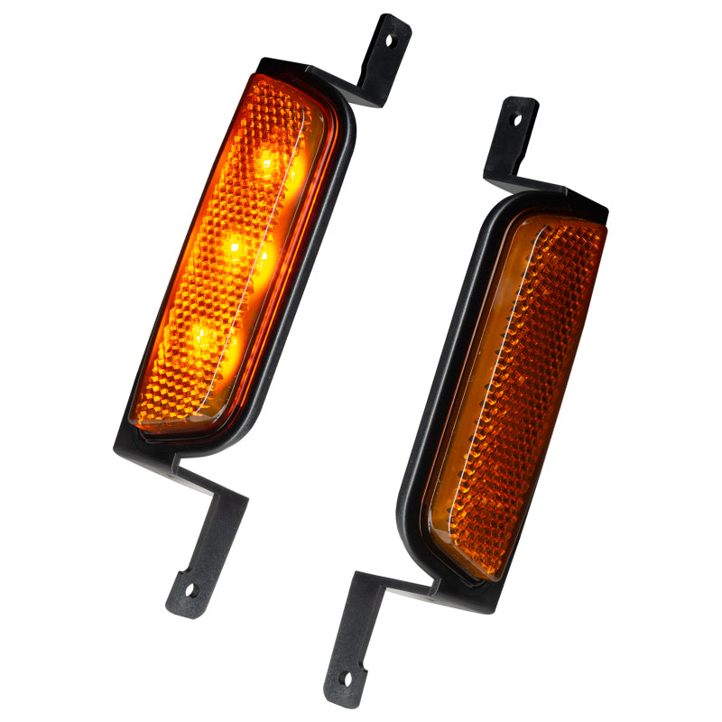 ORACLE Lighting 5886-023 Oracle 2021+ Ford Bronco Oculus Bi-LED Projector Headlights - Amber/White Switchback SEE WARRANTY