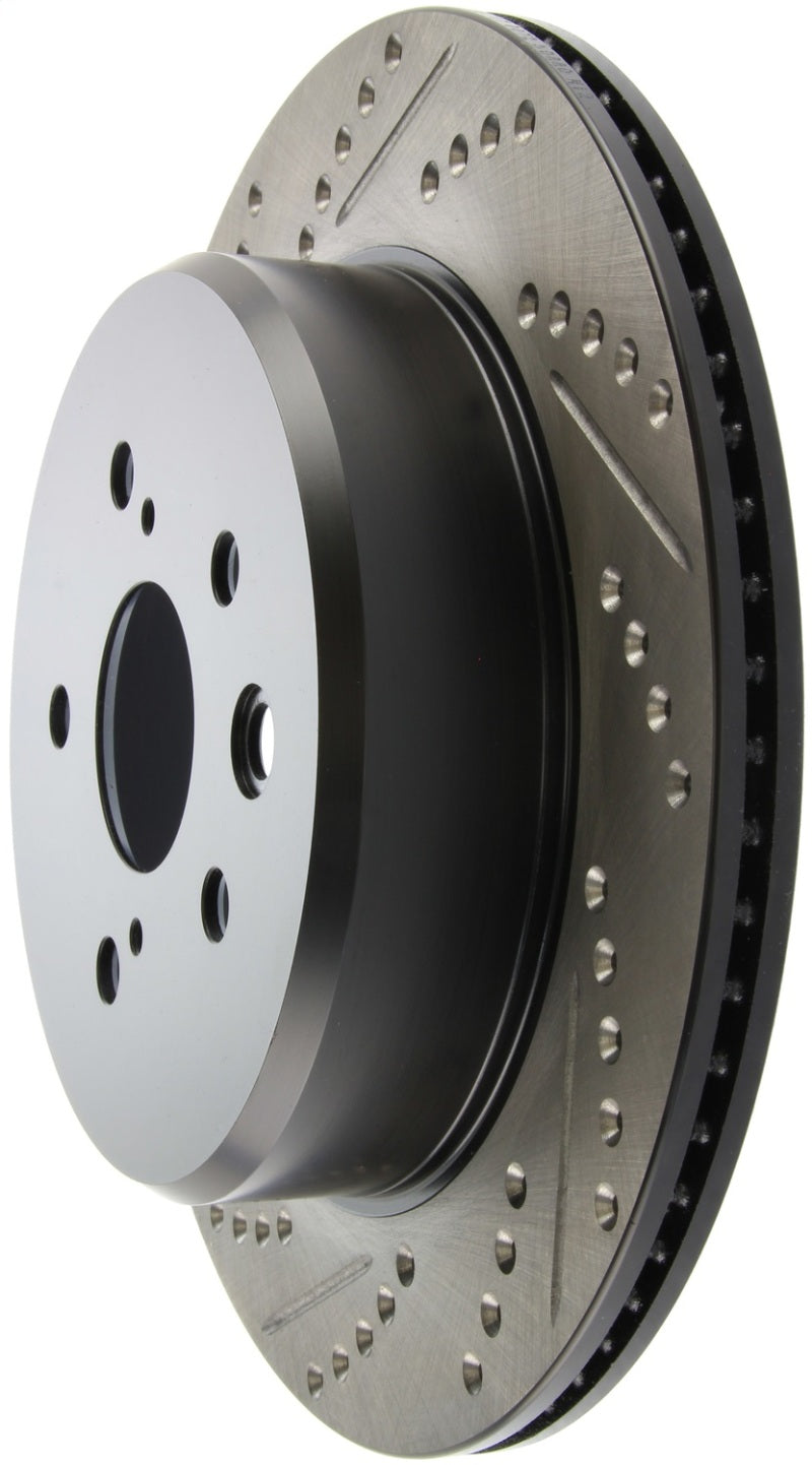 Stoptech 127.44189R StopTech Slotted & Drilled Sport Brake Rotor Right Rear 13-14 Lexus GS300/350/400/430