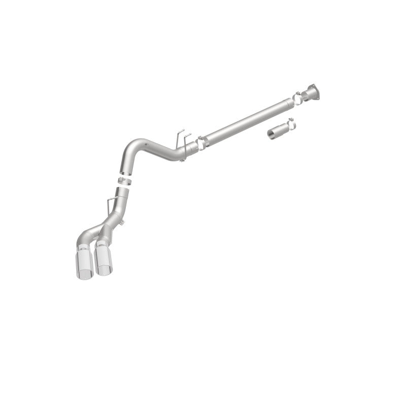 Magnaflow 17873 MagnaFlow 08-17 Ford F-250/F-350/F-450 4.6L/6.7 DPF-Back SS 4in Dual Single Passenger Side Rear Exit