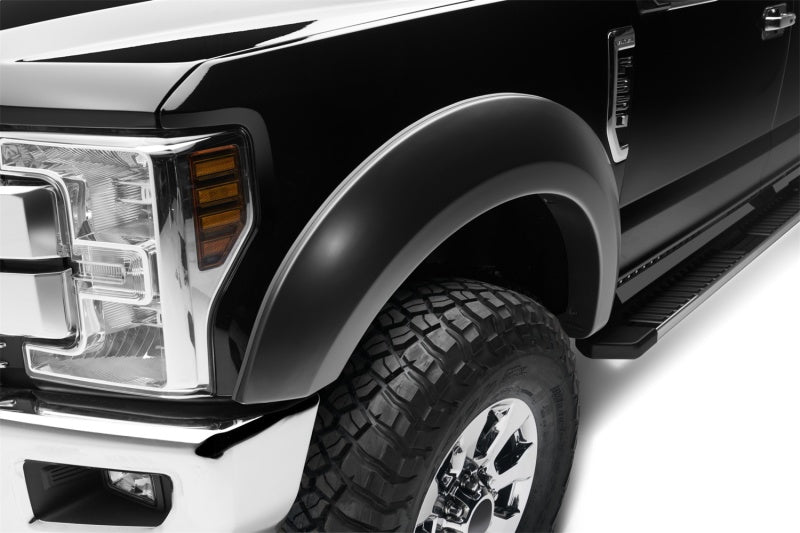 Bushwacker 20943-02 17-18 Ford F-250 Super Duty Extend-A-Fender Style Flares 4pc - Black