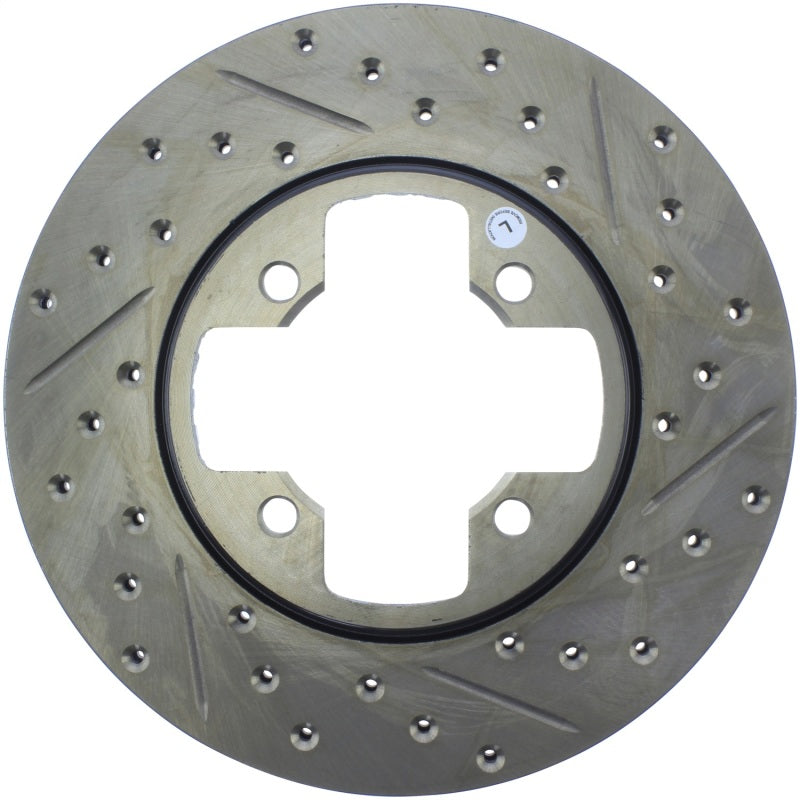 Stoptech 127.42005L StopTech Slotted & Drilled Sport Brake Rotor