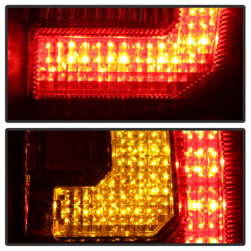 SPYDER 5083418 Spyder Chevy Suburban/Tahoe 07-14 V2 - Light Bar LED Tail Lights - Black ALT-YD-CSUB07V2-LED-BK
