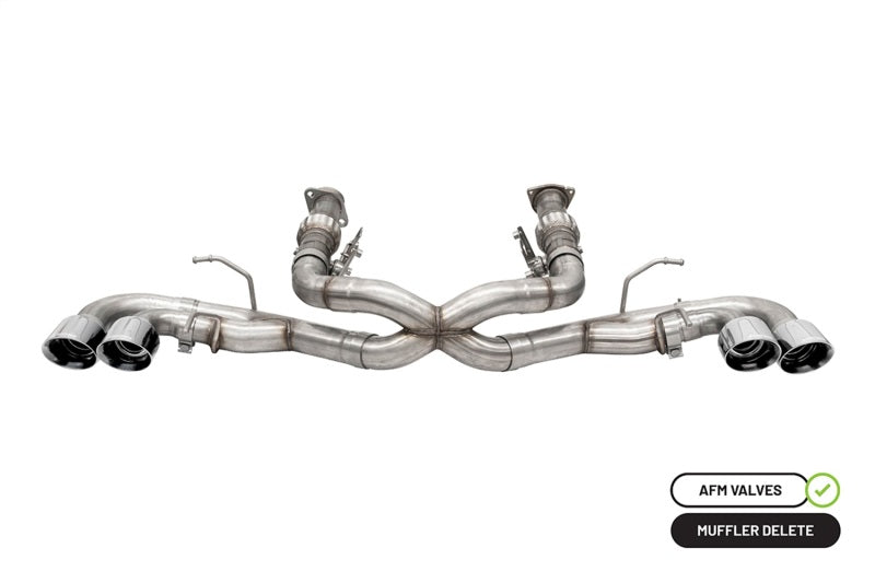 CORSA Performance 21102 Corsa 20-24 Corvette C8 3in Xtreme Cat-Back Exhaust 4.5in Pol Quad Tips - Integrates stock AFM Valve