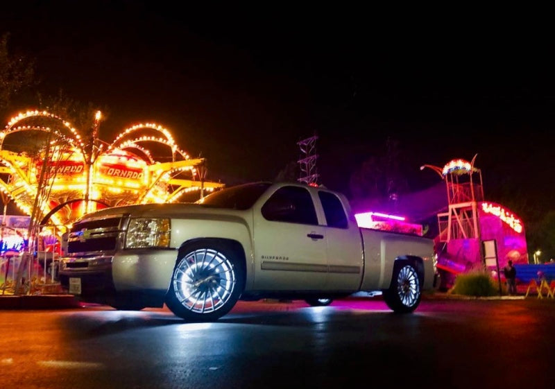 ORACLE Lighting 4228-001 Oracle LED Illuminated Wheel Rings - Double LED - White SEE WARRANTY