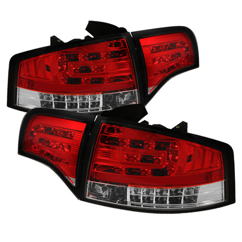 SPYDER 5029294 Spyder Audi A4 4Dr 06-08 LED Tail Lights Red Clear ALT-YD-AA406-G2-LED-RC