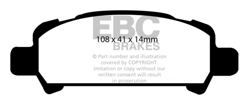 EBC DP51293NDX 01-02 Subaru Impreza 2.0 Turbo WRX Bluestuff Rear Brake Pads