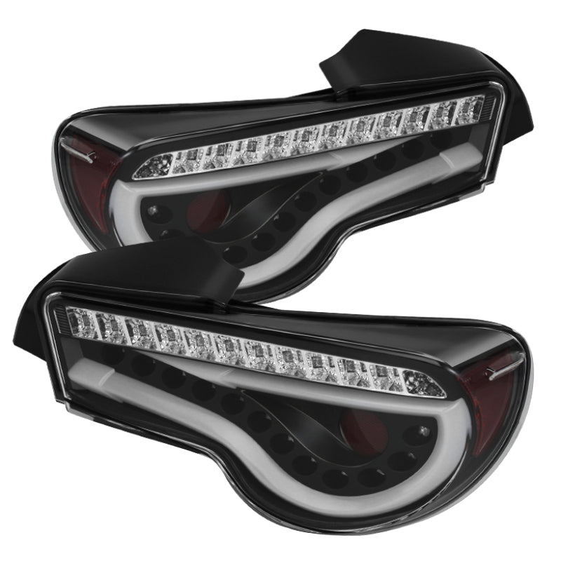 SPYDER 5072009 Spyder Scion FRS 12-14/Subaru BRZ 12-14 Light Bar LED Tail Lights Black ALT-YD-SFRS12-LBLED-BK