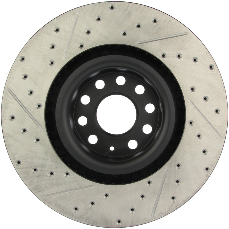 Stoptech 127.33112L StopTech 09 VW Passat CC / 06-09 Passat Slotted & Drilled Left Front Rotor