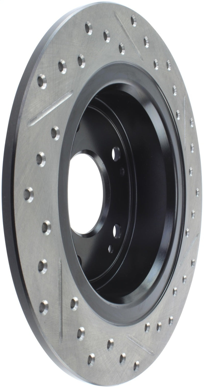Stoptech 127.40068R StopTech 09-10 Acura TSX / 08-10 Honda Accord Coupe/05-10 Sedan Right Rear Slotted & Drilled Rotor