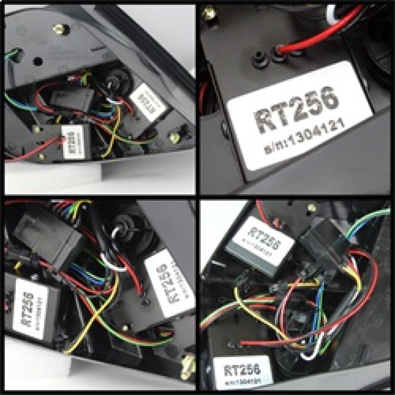 SPYDER 5072733 Spyder Mercedes Benz W204 C-CLASS 11-14 LED Tail Lights - Blk ALT-YD-MBZC11-LED-BK