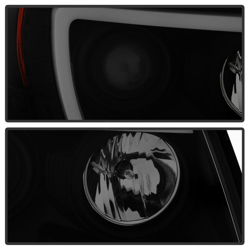 SPYDER 5085771 Spyder 05-11 Toyota Tacoma Ver 2 Proj Headlights - Light Bar DRL - Black Smoke PRO-YD-TT05V2-LB-BSM