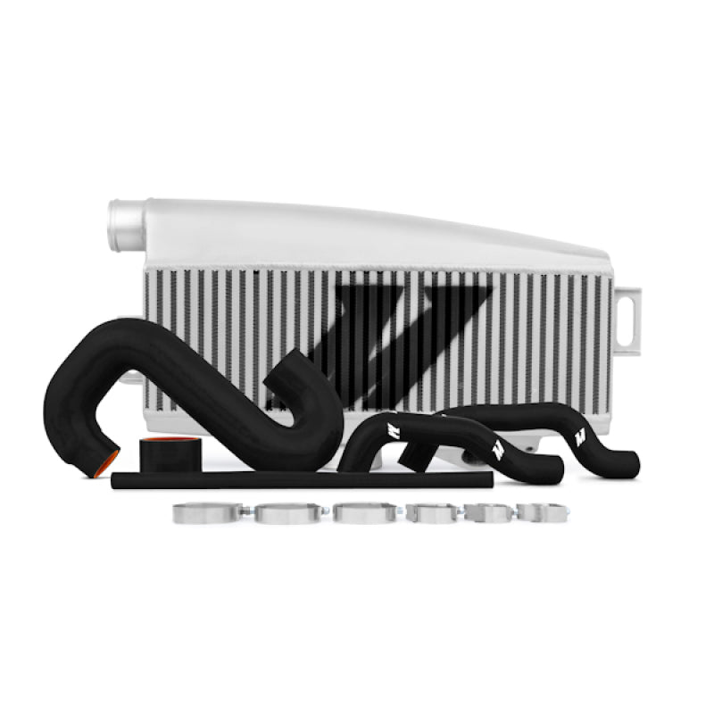 Mishimoto MMTMIC-WRX-01SLBK Subaru 02-07 WRX/04-07 STi Top-Mount Intercooler Kit - Powder Coated Silver & Black Hoses