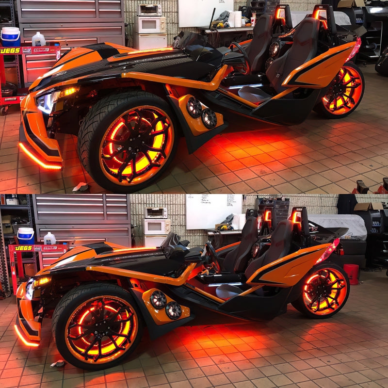 ORACLE Lighting 4215-334 Oracle LED Illuminated Wheel Rings - ColorSHIFT No Remote - ColorSHIFT No Remote SEE WARRANTY