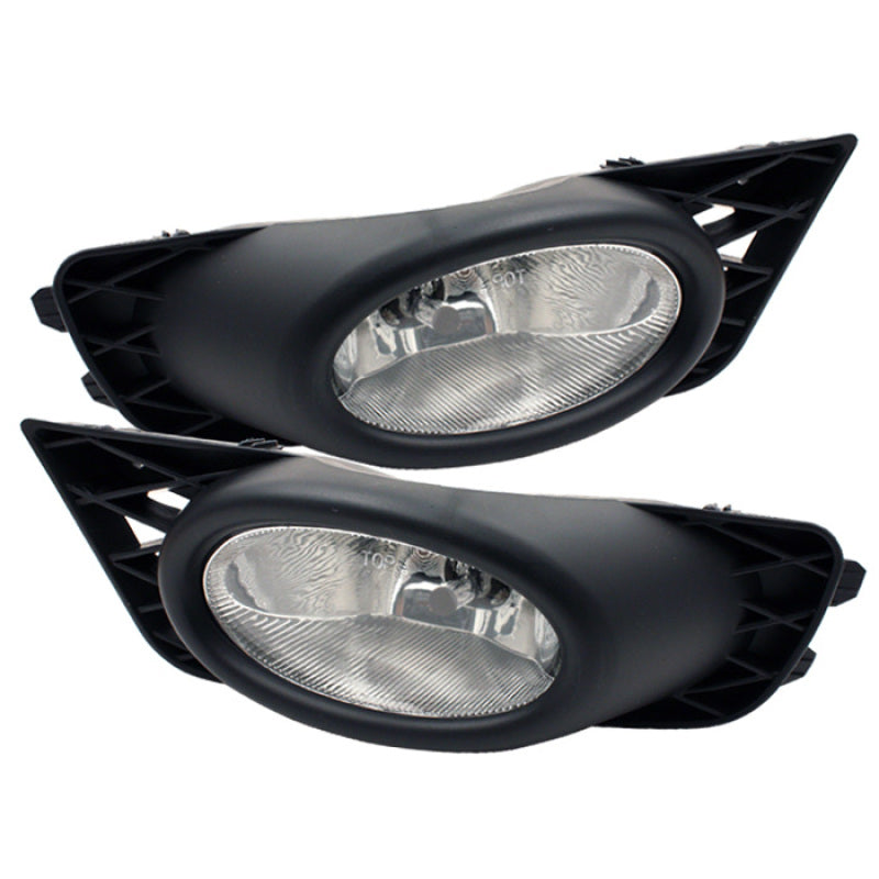 SPYDER 5020697 Spyder Honda Civic 09-11 4Dr OEM Fog Lights W/Switch- Clear FL-CL-HC09-4D-C