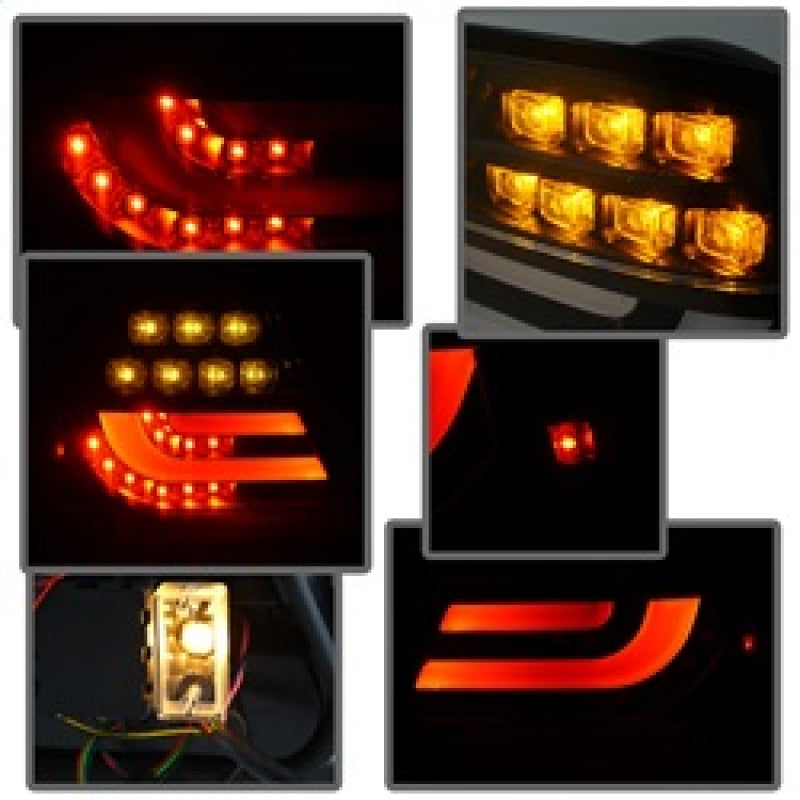 SPYDER 5076564 Spyder 04-06 BMW E46 2Dr (Coupe ONLY No Conv.) Lgtbar Styl LED Tail Lghts Blk ALT-YD-BE4604-LBLED-BK