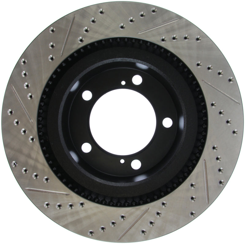 Stoptech 127.44156L StopTech 07-09 Toyota Tundra / 08-09 Toyota Sequoia Front Left Slotted & Drilled Rotor