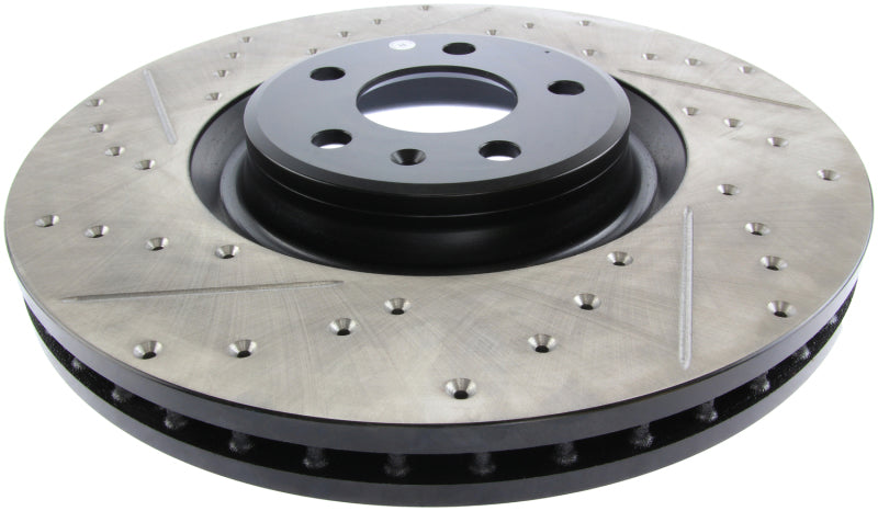 Stoptech 127.33134R StopTech Slotted & Drilled Sport Brake Rotor