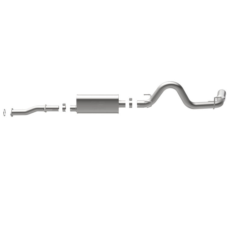 Magnaflow 19291 MagnaFlow Cat-Back 2016 Toyota Tacoma 3.5L V6 SS 3in Single Pass Side Exit Rear 4in Tip