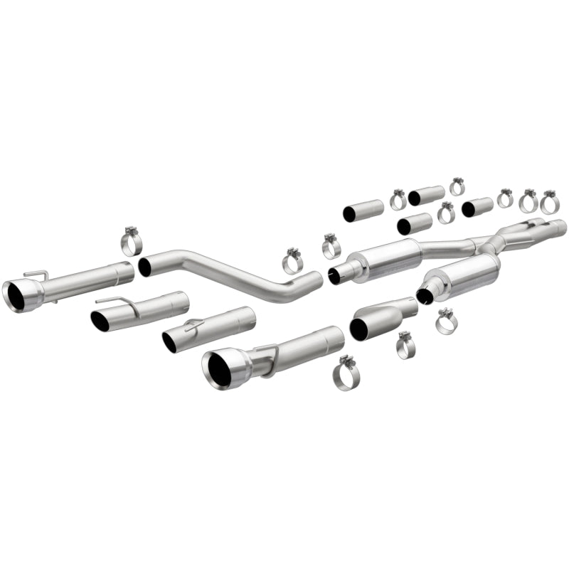 Magnaflow 19371 MagnaFlow 2017+ Dodge Charger 409 SS Polished 3in Quad Tips Cat-Back Exhaust