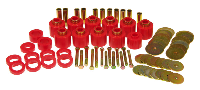 Prothane 1-111 80-86 Jeep CJ5/7 Body Mount - Red
