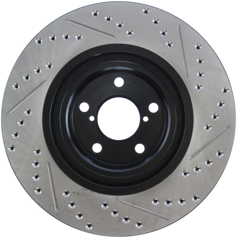 Stoptech 127.47021R StopTech Slotted & Drilled Sport Brake Rotor