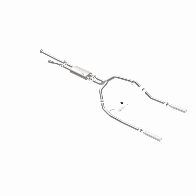 Magnaflow 15305 MagnaFlow 14 Toyota Tundra V8 4.6L/5.7L Stainless Cat Back Exhaust Dual Split Rear Exit