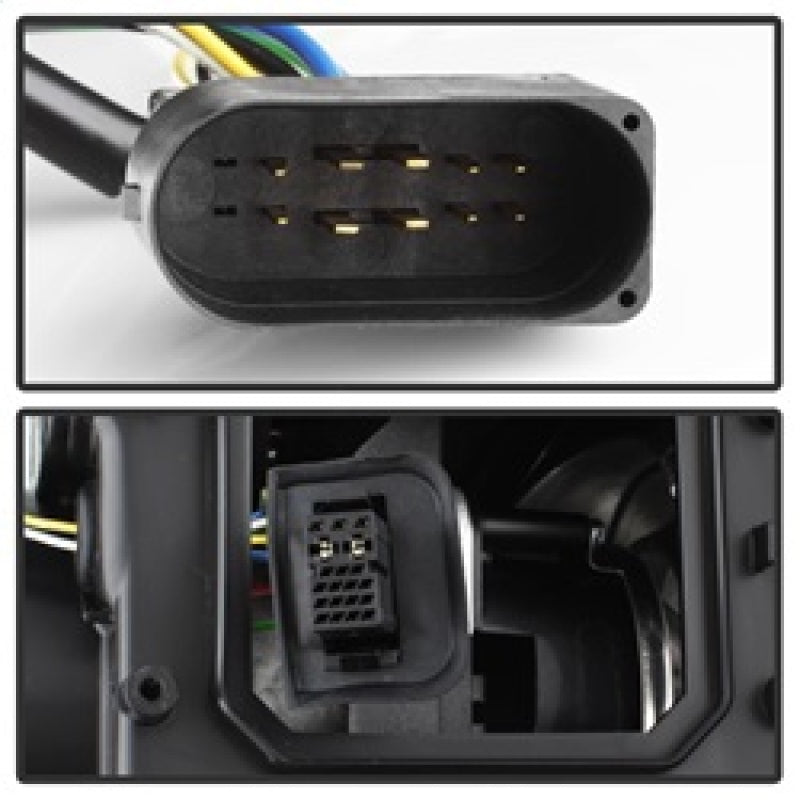 SPYDER 5017529 Spyder Volkswagen GTI 06-09/Jetta 06-09 Xenon/HID Model Only - DRL Black PRO-YD-VG06-HID-DRL-BK