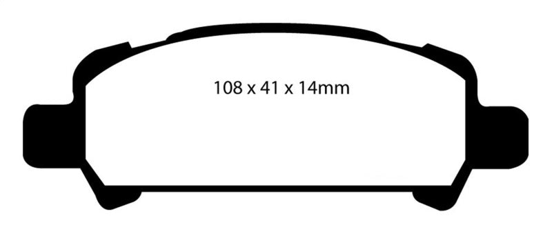 EBC DP31293C 02-06 Subaru Baja 2.5 Redstuff Rear Brake Pads