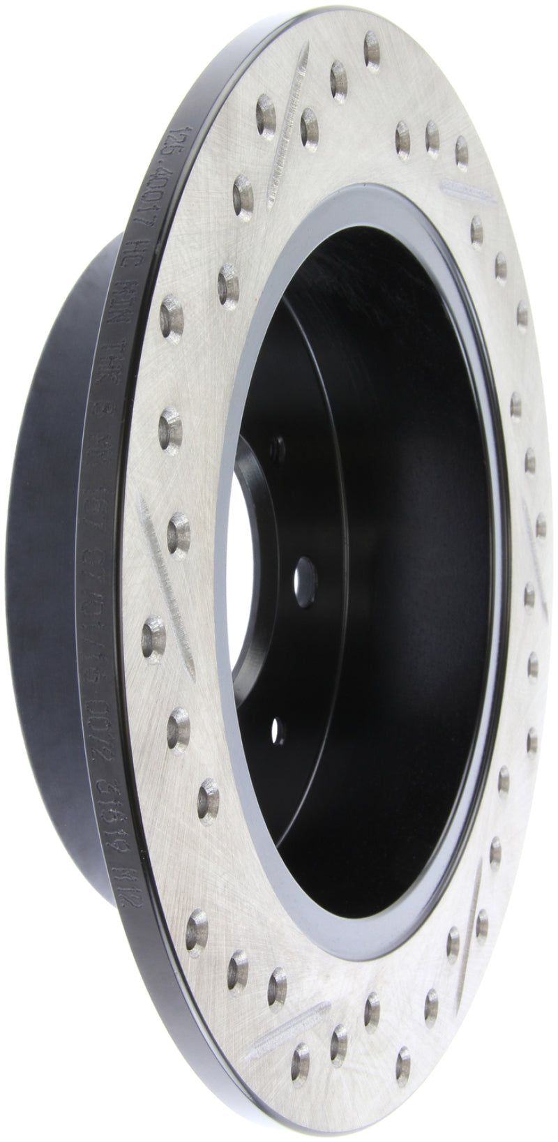 Stoptech 127.40017L StopTech 90-96 Acura Integra / 97-01 Integra (Exc. Type R) Slotted & Drilled Left Rear Rotor