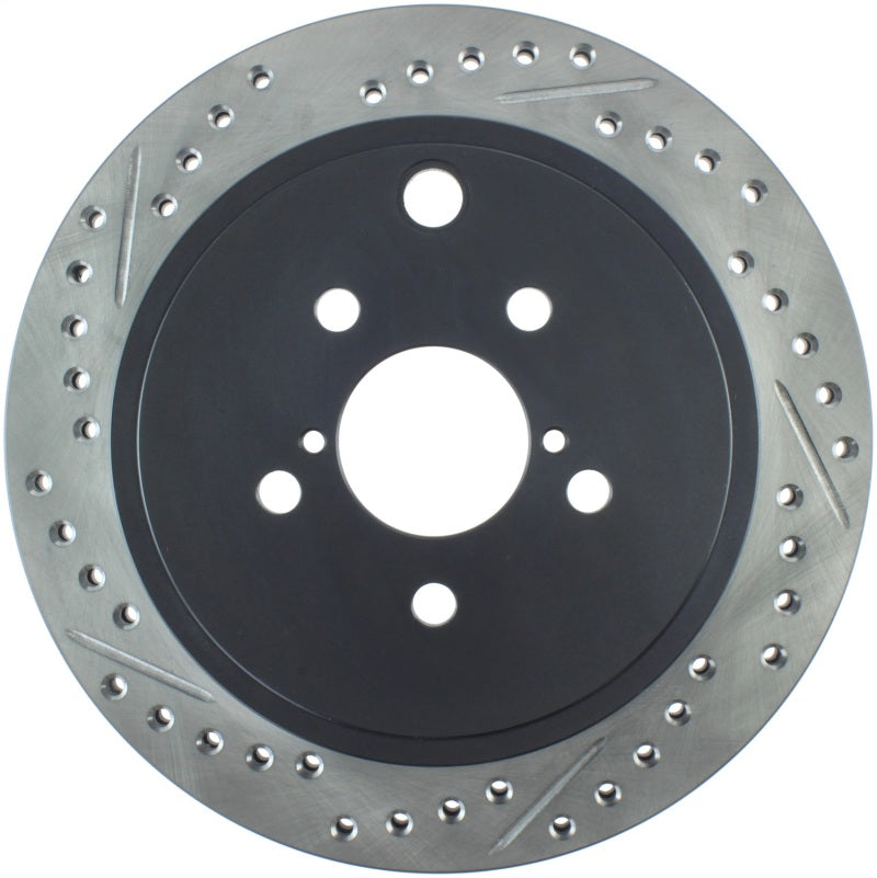 Stoptech 127.47031R StopTech Slotted & Drilled Sport Brake Rotor