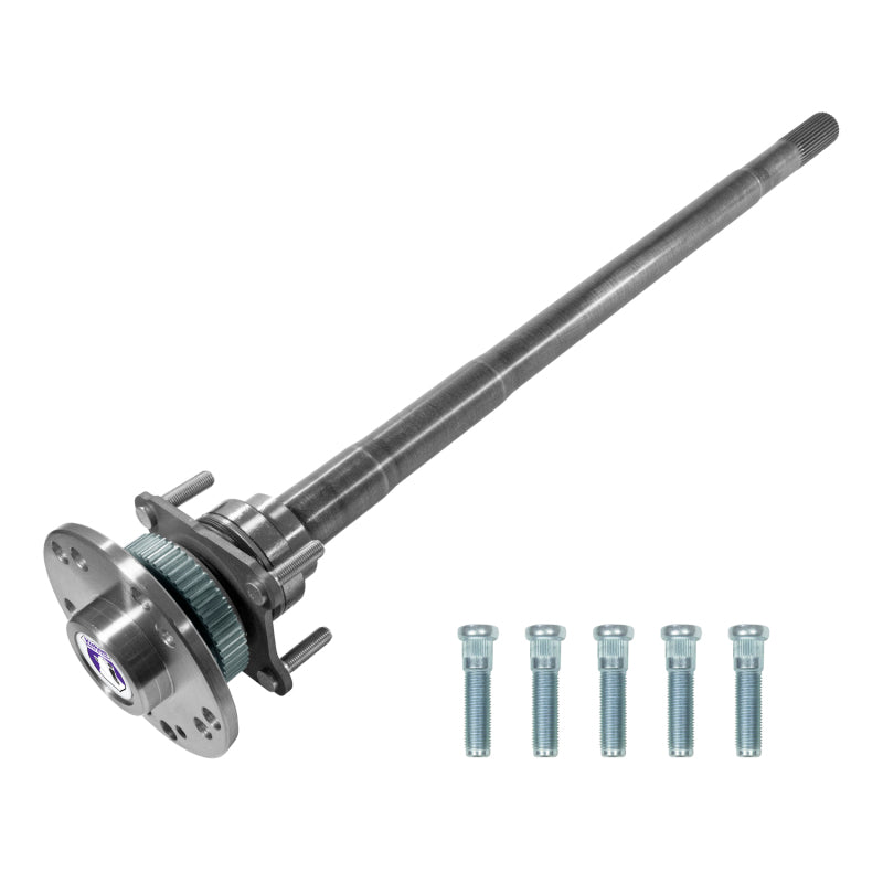 Yukon Gear & Axle YA WD44JLRUB-R-K Yukon Gear Right Rear 4340 Chromoly Double Drilled Axle Kit Jeep JL/JT Rubicon 33.9in Long