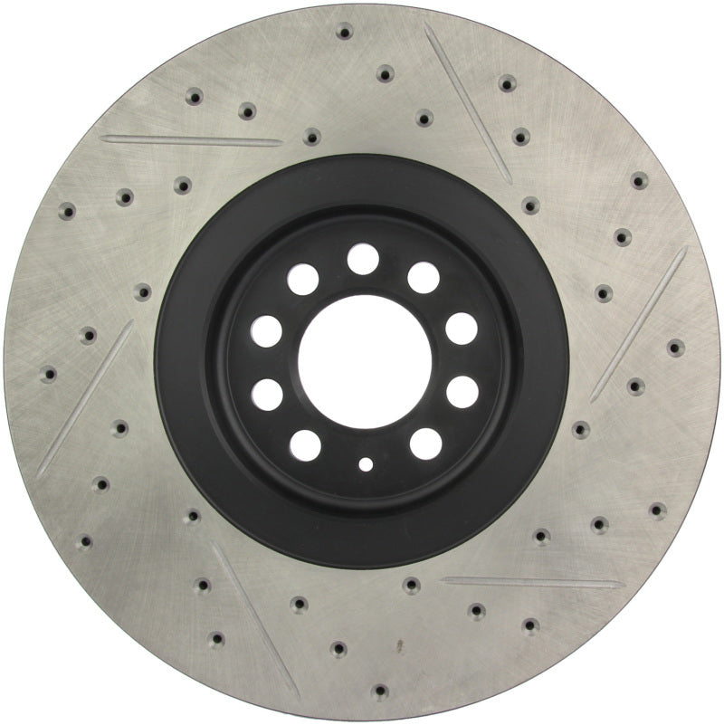 Stoptech 127.33093R StopTech Slotted & Drilled Sport Brake Rotor