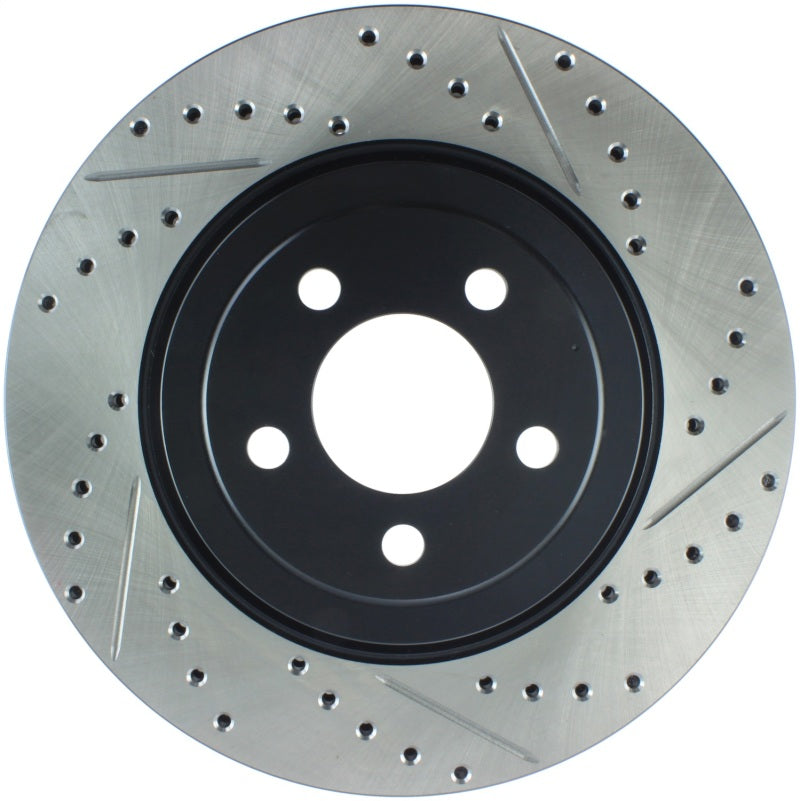 Stoptech 127.63061L StopTech 05-09 Chrysler 300 (5.7L V8 exc SRT-8) Front Left Slotted & Drilled Rotor