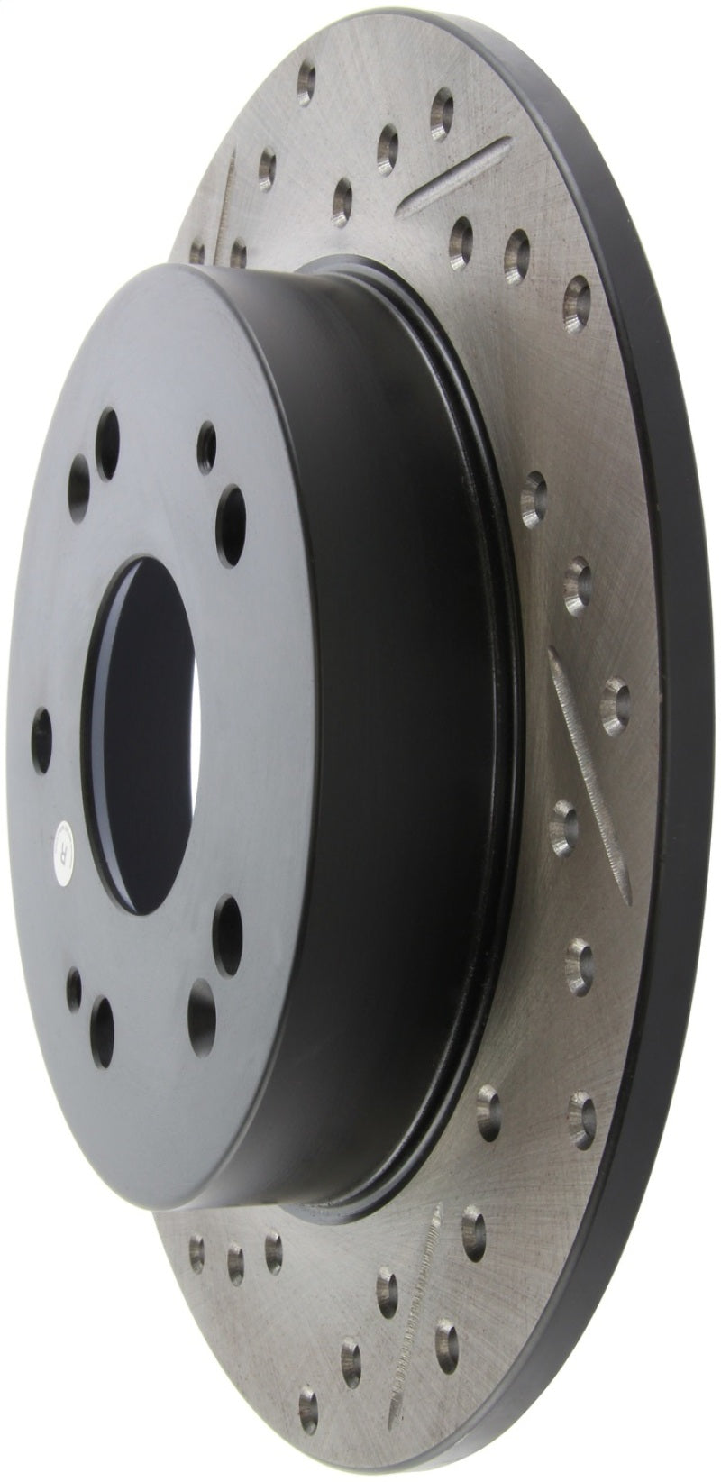 Stoptech 127.40040R StopTech 06-09 Honda Civic Ex/Si Slotted & Drilled Right Rear Rotor