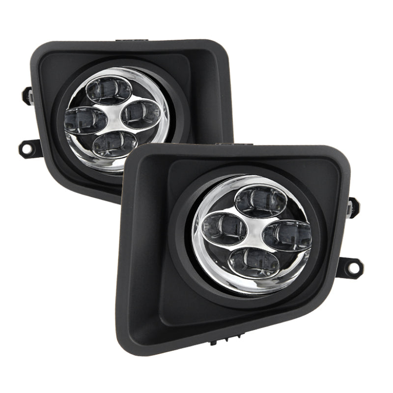 SPYDER 9031540 Spyder Toyota Tundra 2014-2016 Daytime DRL LED Running Fog Lights w/Switch Clear FL-DRL-TTU14-C