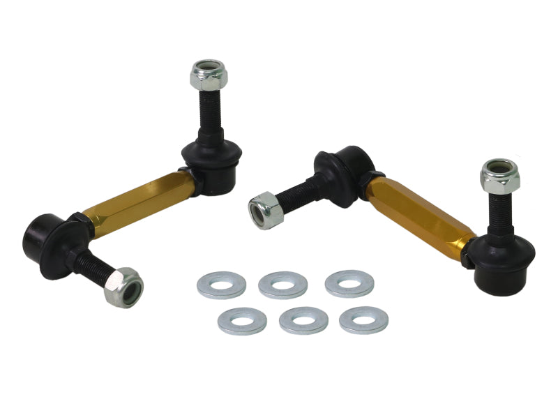 Whiteline KLC220 06-09 Toyota FJ Cruiser GSJ10 / 09+ GSJ15 Front Adjustable Heavy Duty Sway Bar Link Kit