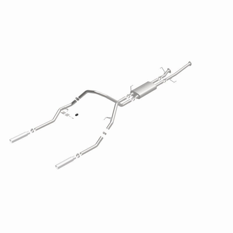 Magnaflow 15305 MagnaFlow 14 Toyota Tundra V8 4.6L/5.7L Stainless Cat Back Exhaust Dual Split Rear Exit