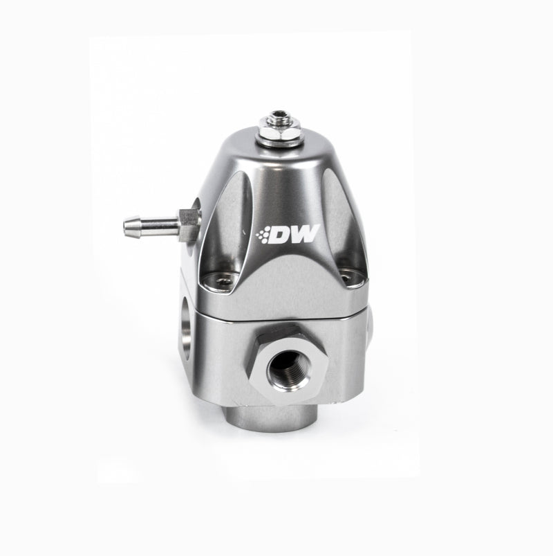 DeatschWerks 6-1002-FRT DWR1000c Adjustable Fuel Pressure Regulator Dual 6AN Inlet and 6AN Outlet - Titanium