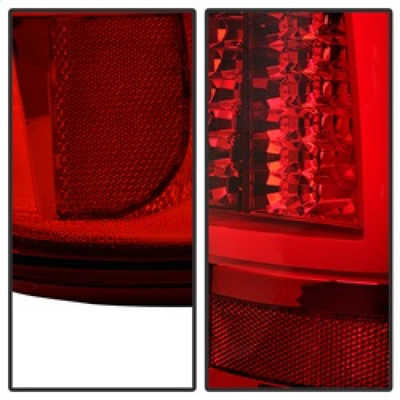 SPYDER 5081926 Spyder Chevy Silverado 1500/2500 03-06 Version 2 LED Tail Lights - Red Clear ALT-YD-CS03V2-LED-RC