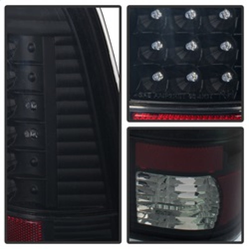 SPYDER 9027642 Xtune Ford F250/350/450/550 Super Duty 99-07 LED Tail Lights Black Smoke ALT-JH-FF15097-LED-BKSM