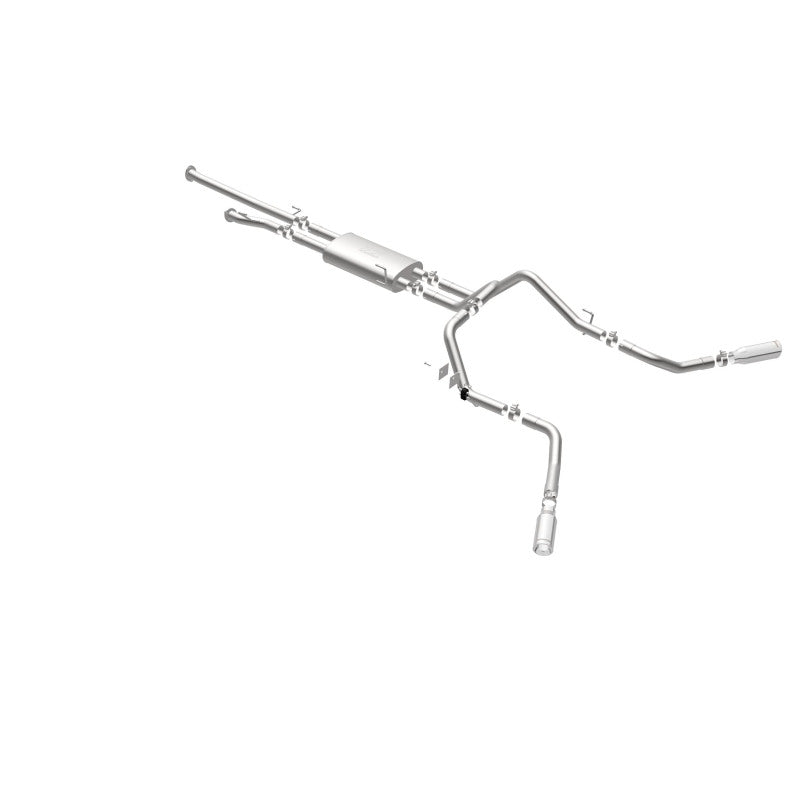 Magnaflow 19232 MagnaFlow Cat-Back 10-15 Toyota Tundra SC LB / CC SB 4.6L/5.7L V8 SS 2.5 Dual Split Rear 4in Tip