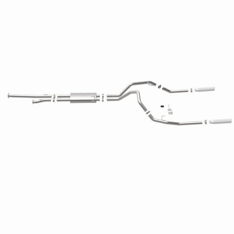 Magnaflow 15305 MagnaFlow 14 Toyota Tundra V8 4.6L/5.7L Stainless Cat Back Exhaust Dual Split Rear Exit