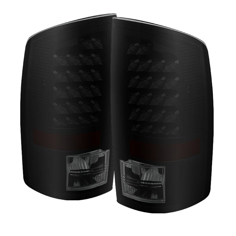 SPYDER 5077509 Xtune Dodge RAM 02-06 1500 / RAM 2500/3500 03-06 LED Tail Light Black Smoke ALT-JH-DR02-LED-BKSM